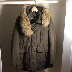 DKNY Olive Green Winter Jacket